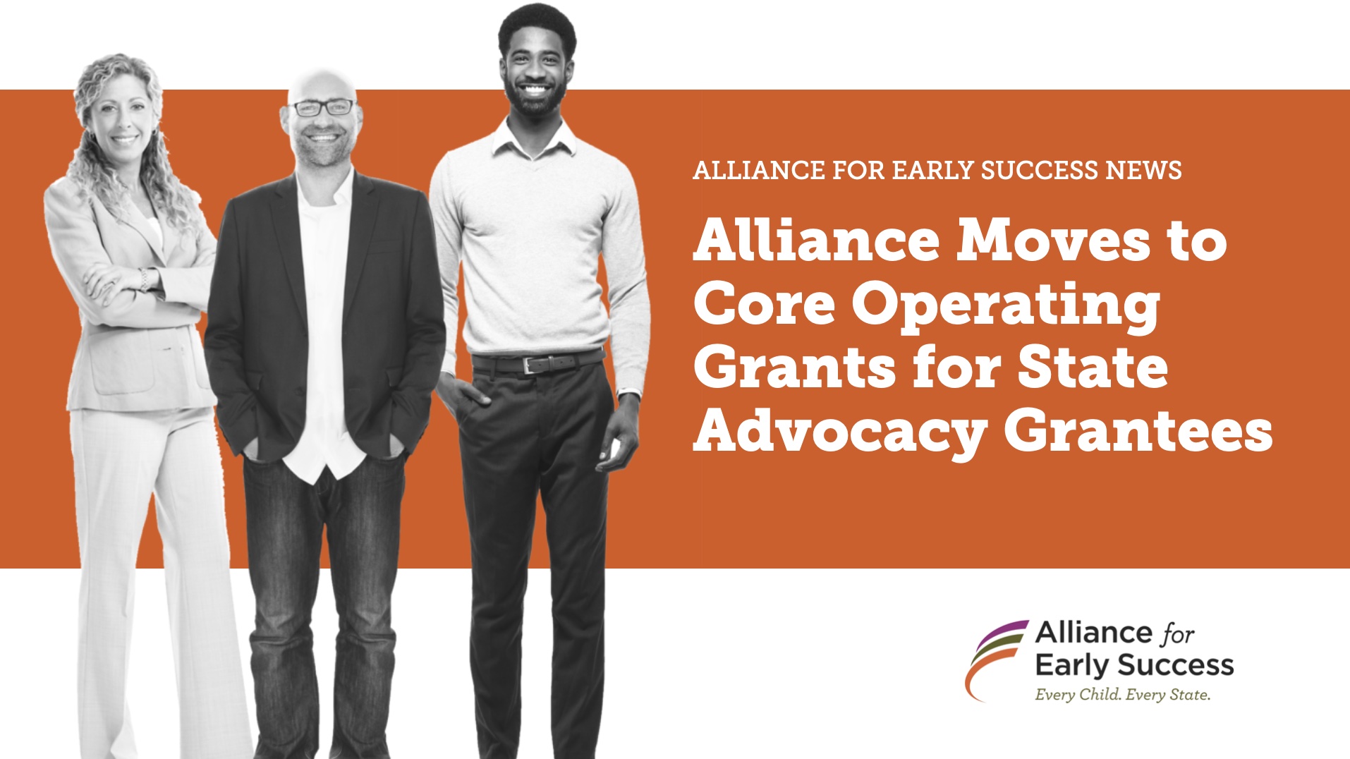 Alliance for Early Success Moves to Core Operating Grants for